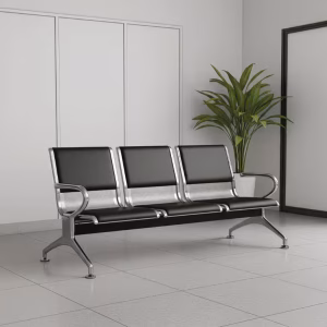 Sturdy 3-Seater Link Chair