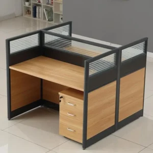 Modern 2-Way Office Workstation – Elegant, Functional & Space-Saving Solution for Teams