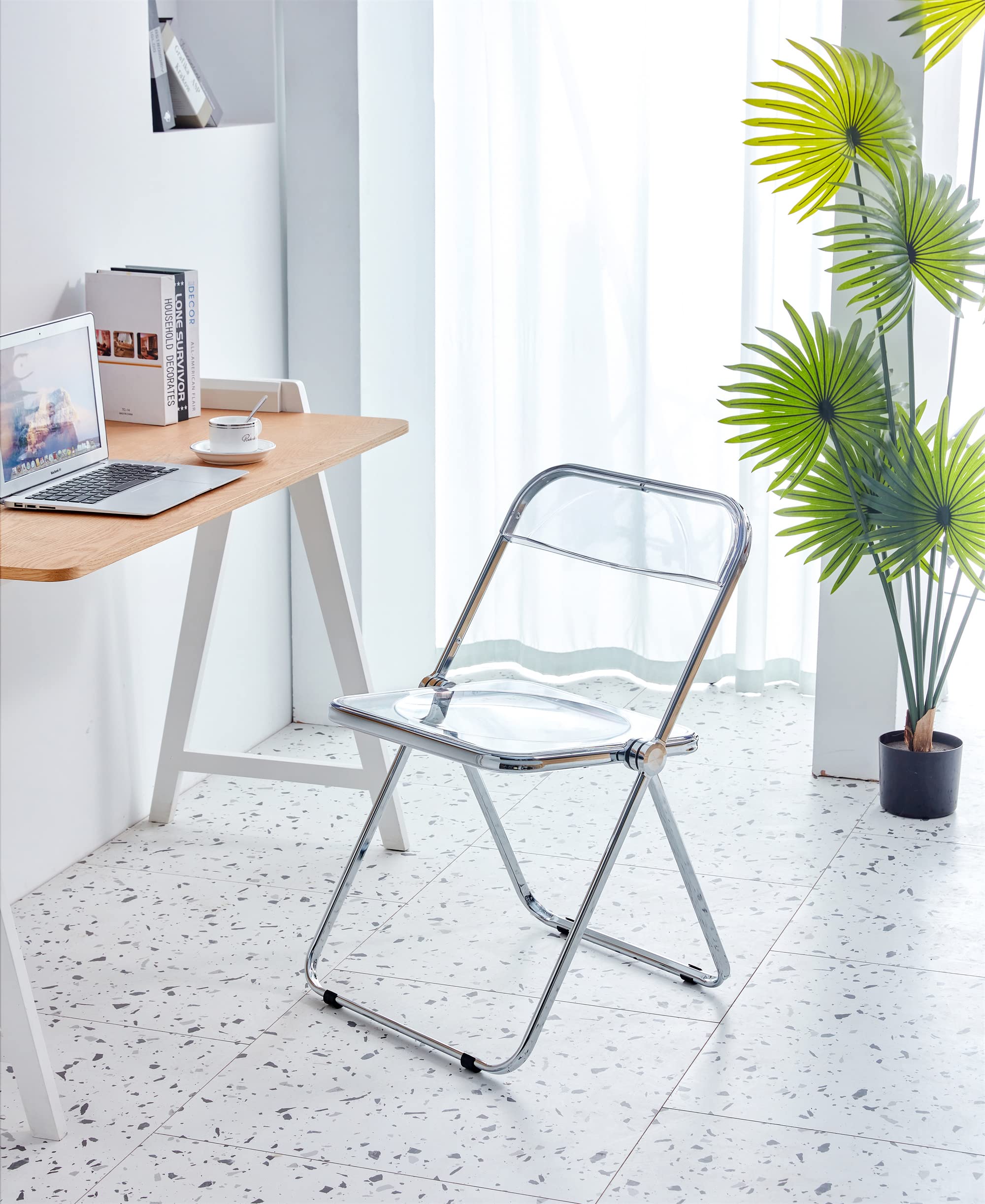Modern Foldable Acrylic Chair