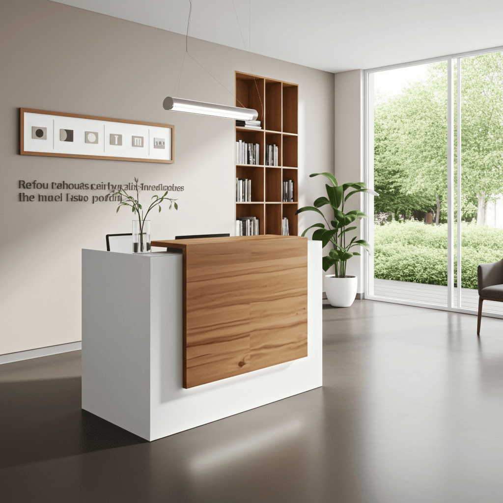 Minimalist 1.8M Reception Desk