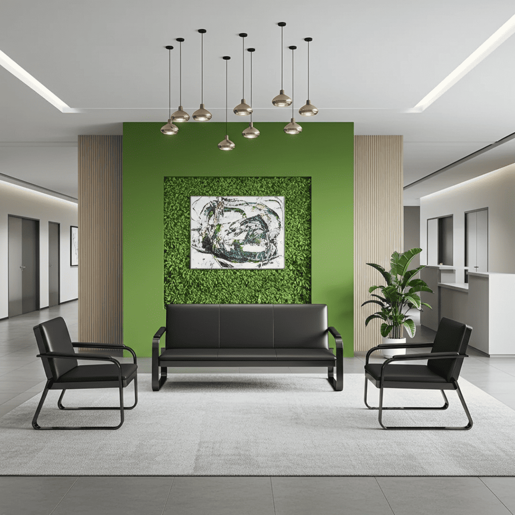 Executive 5-Seater Office Sofa