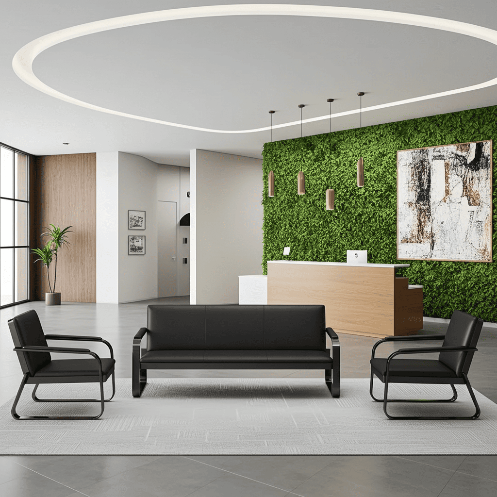 Executive 5-Seater Office Sofa