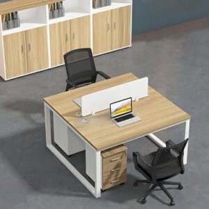 Minimalist 2-Seater Shared Office Desk