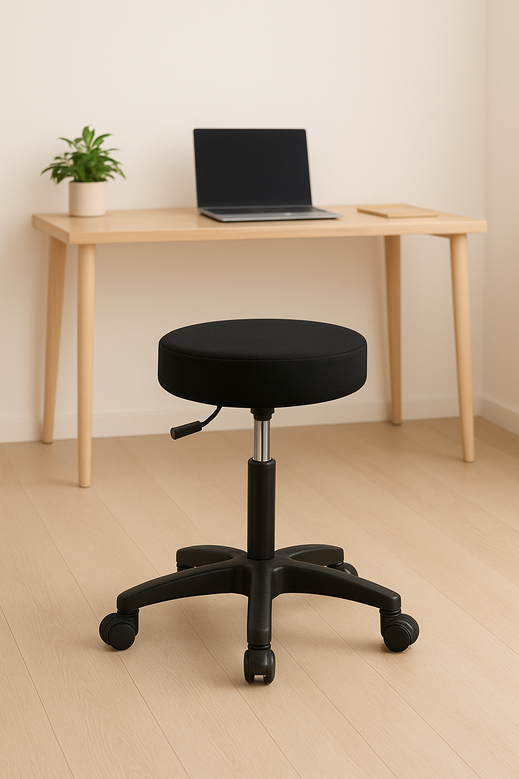 Height Adjustable Swivel Stool
