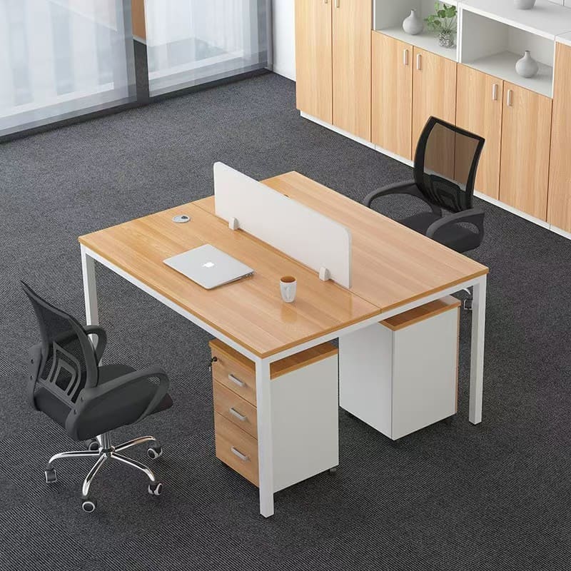 Minimalist 2-Seater Shared Office Desk