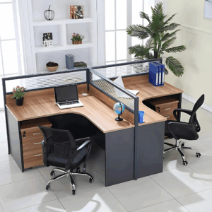 2-Way Curved Workstation