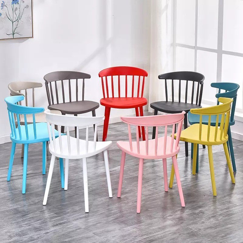 Modern Plastic Dining Chair - Image 3