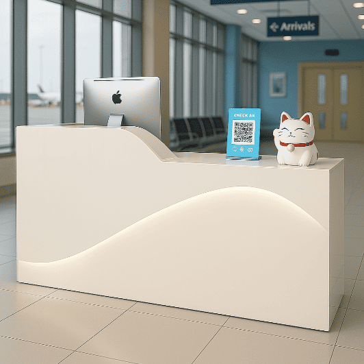 1.6M Modern Reception Desk