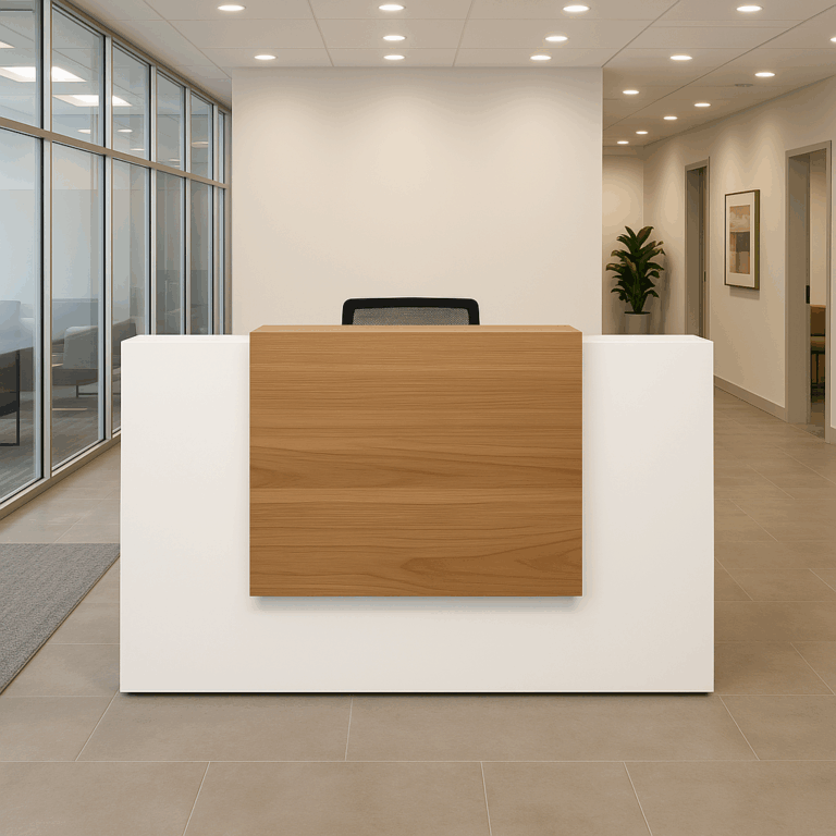 Modern 1.6m Reception Desk