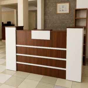 1.6M Modern Reception Desk with Storage