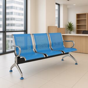 Durable 3-Link Office Reception Chair
