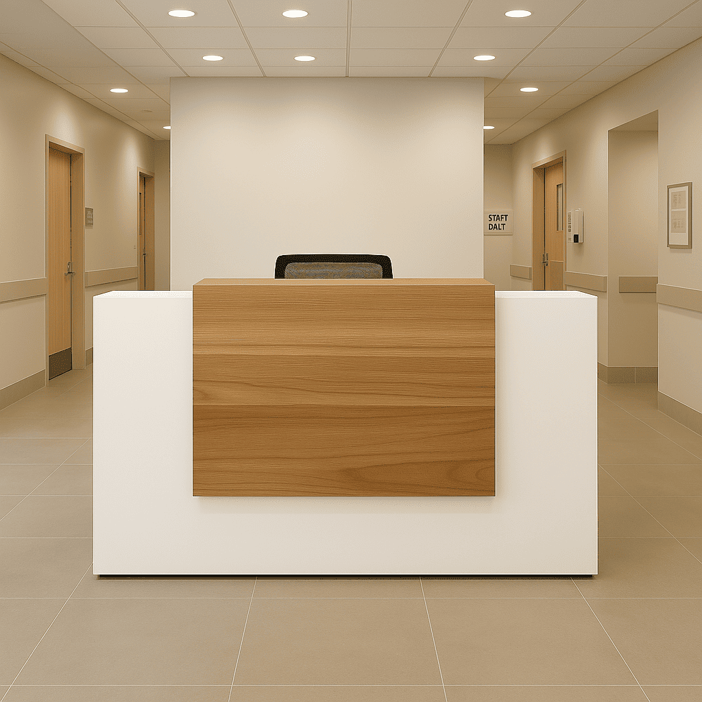 Modern 1.6m Reception Desk