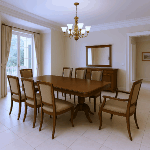 Spacious 8-Seater Dining Set