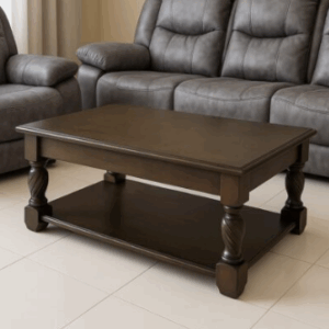 Solid Wood Coffee Table with Storage