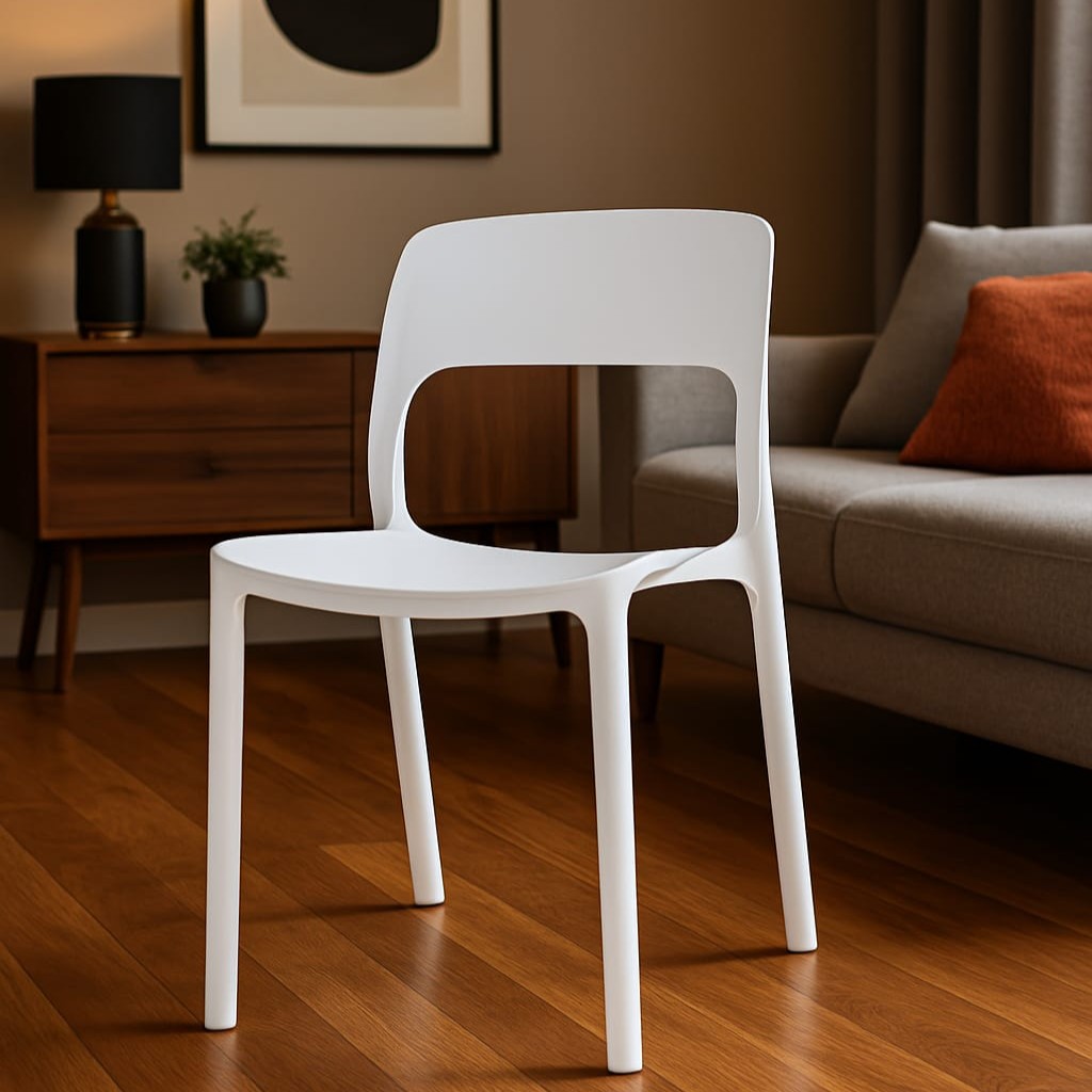 Versatile White Chair