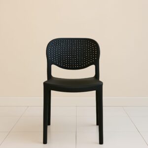 Perforated Back Modern Dining Chair