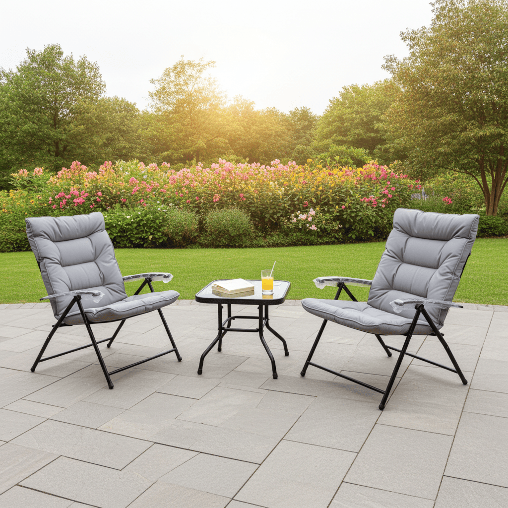 Foldable Chairs Luxury Set