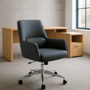 Ergonomic Leather Chair for Office