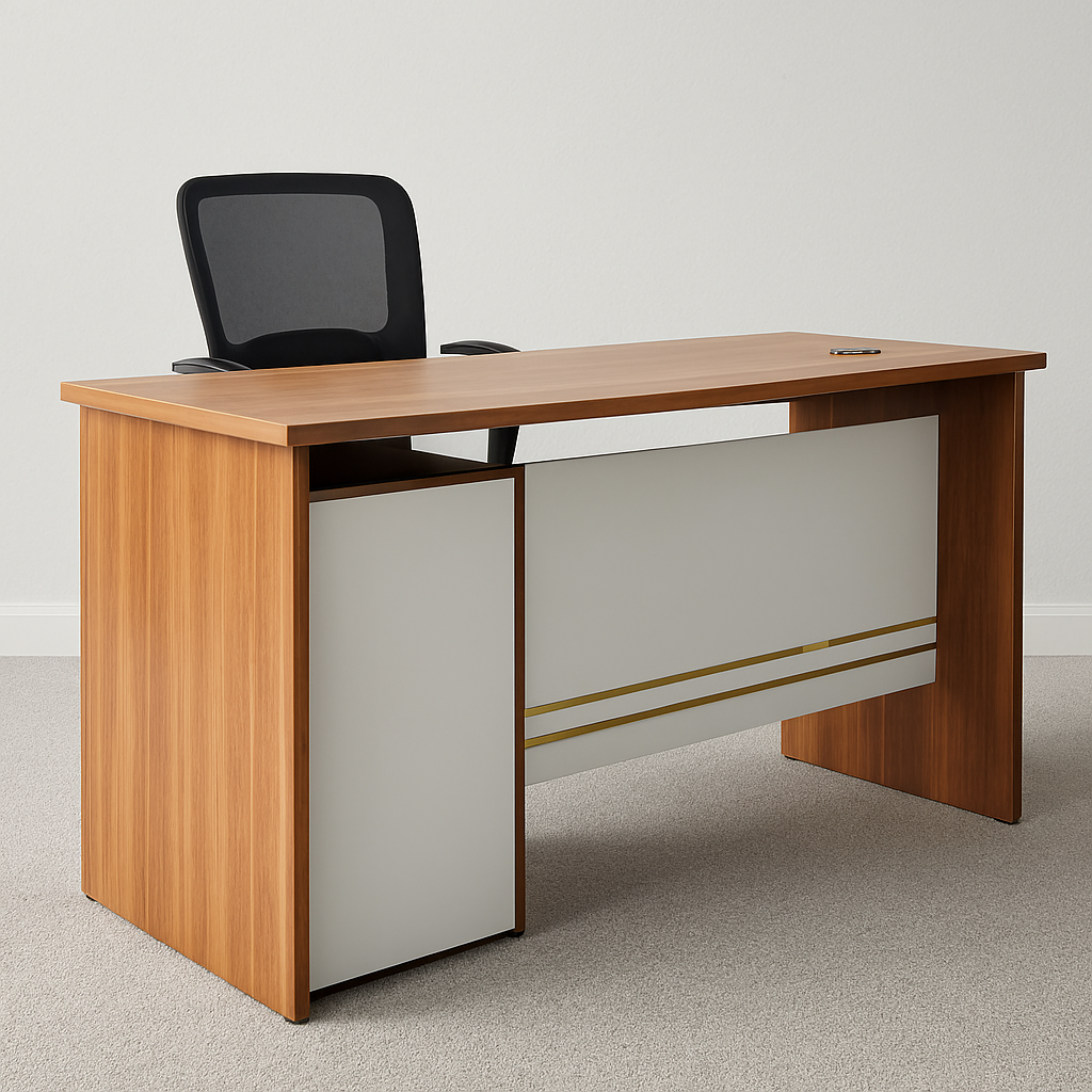 Sleek 1.2m Desk with Storage