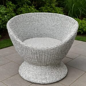 Durable All-Weather Rattan Guest Chair