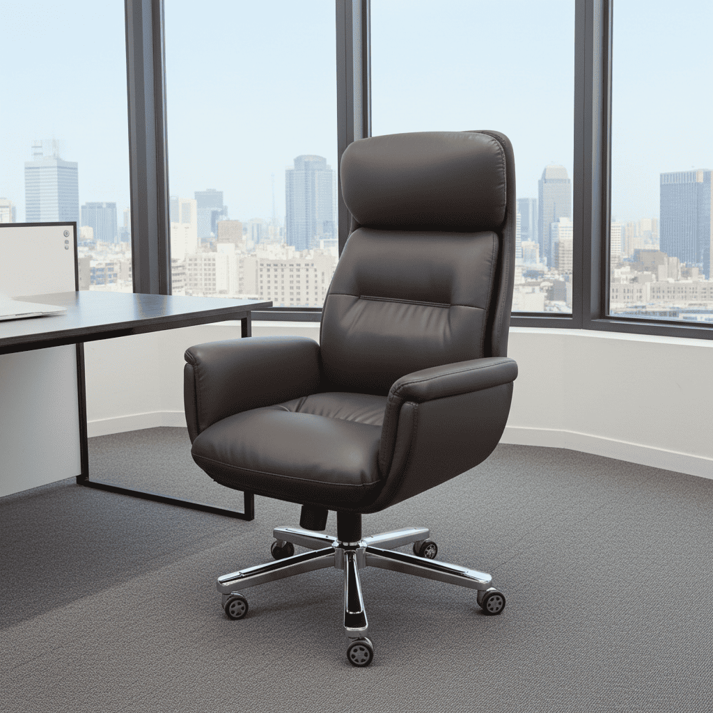Premium Faux Leather Desk Chair