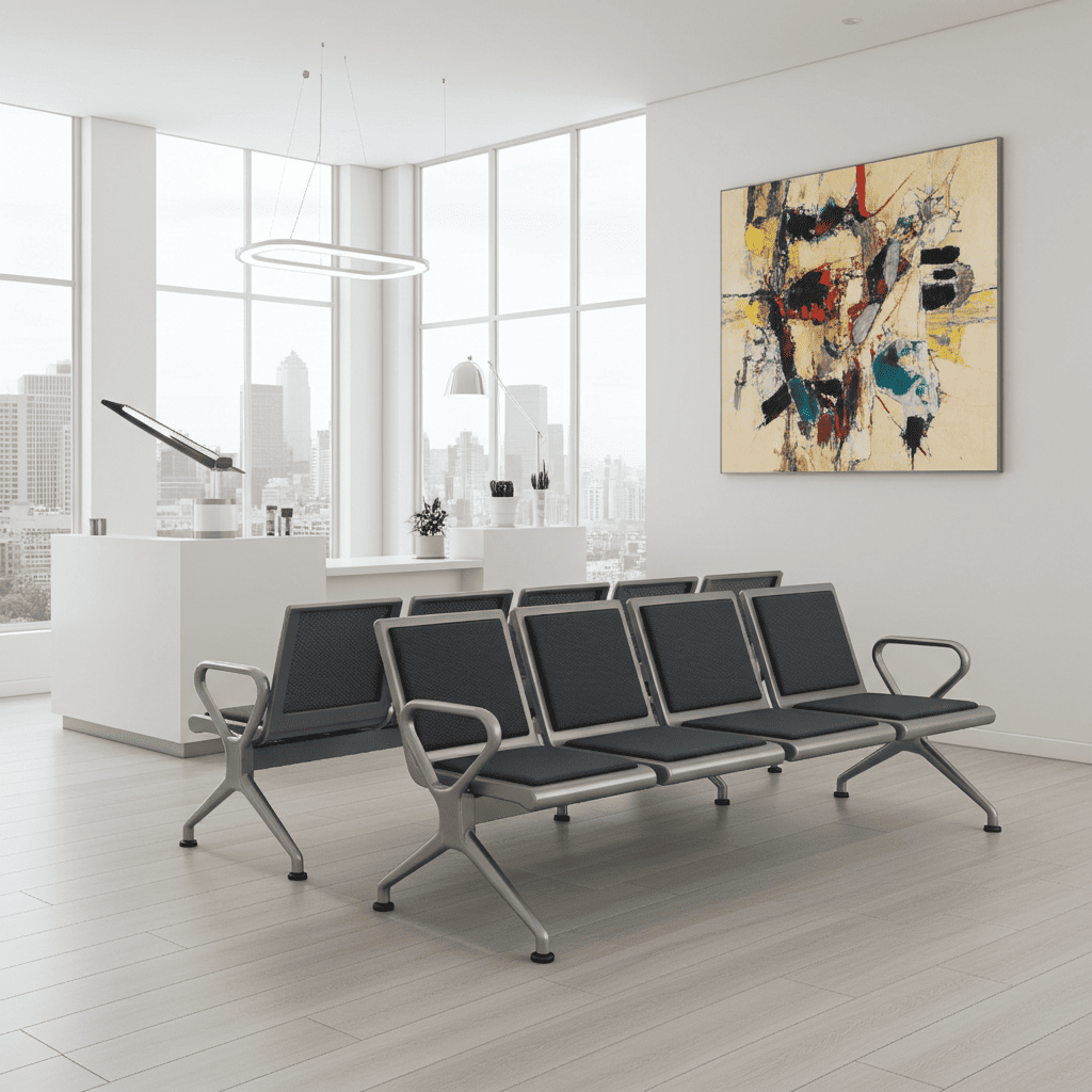 Commercial-Grade 4-Seater Link Chair