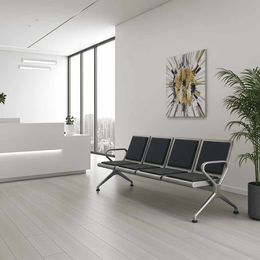 Commercial-Grade 4-Seater Link Chair