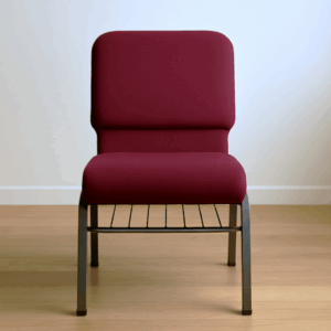 Premium Maroon Upholstered Banquet Chair