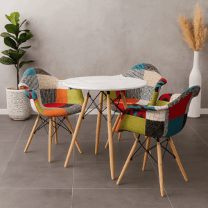 3-Seater Patchwork Dining Set