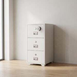 The Diplomat DFC-3200KC 3-Drawer Fireproof Filing Safe