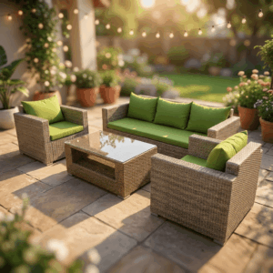 Luxury Rattan Outdoor Sofa Set