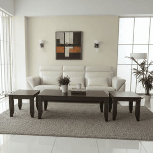 Elegant 3-in-1 Wooden Center Table