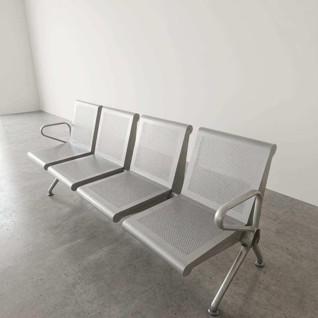 Heavy Duty 4 Seater Waiting Bench