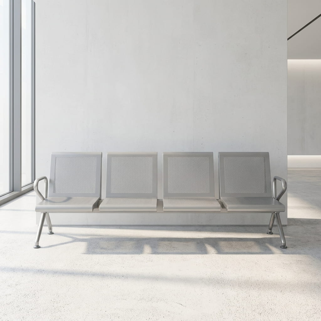 Heavy Duty 4 Seater Waiting Bench