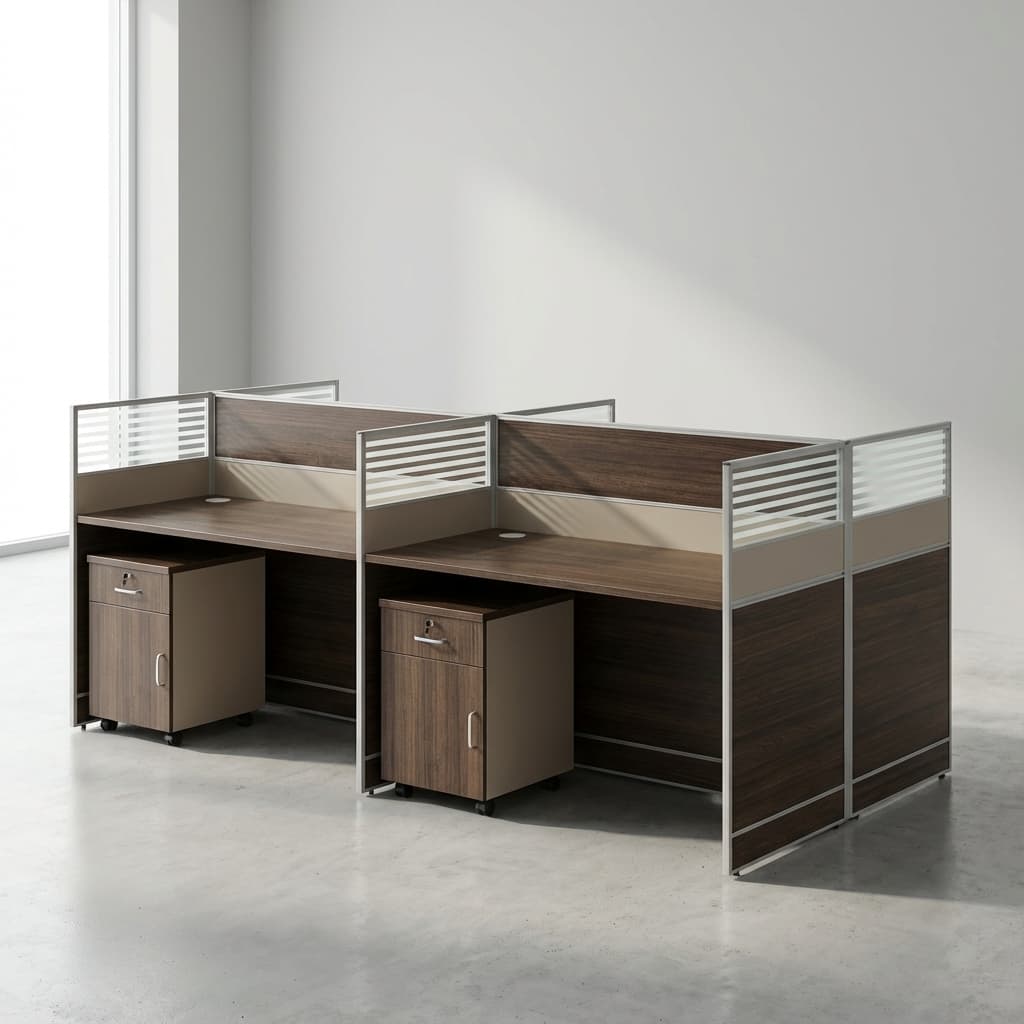 4-Person Modular Workstation