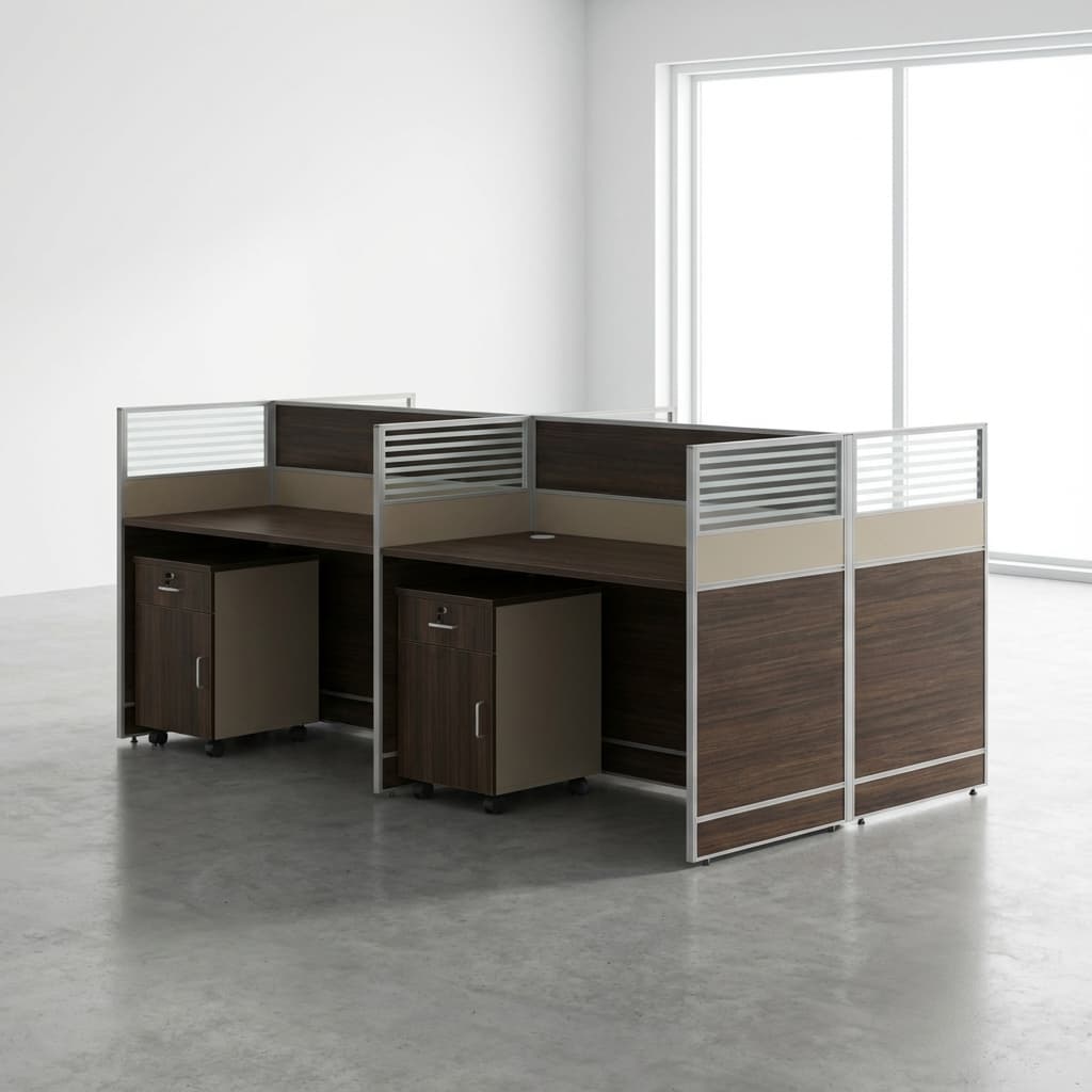 4-Person Modular Workstation