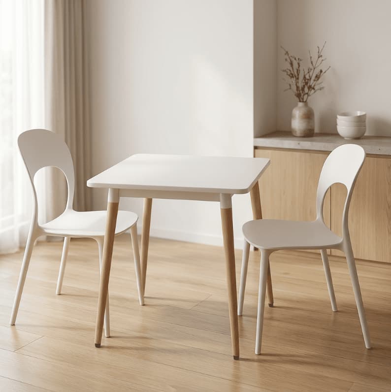 ☕ Scandinavian Small Dining Set