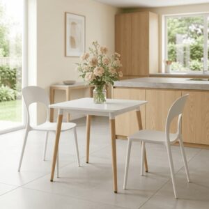 ☕ Scandinavian Small Dining Set