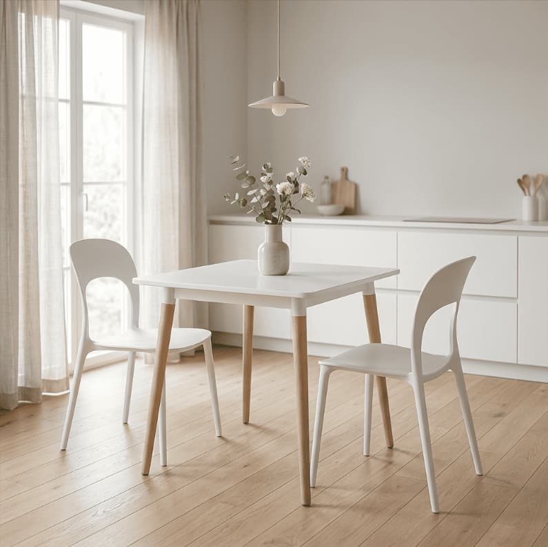 ☕ Scandinavian Small Dining Set