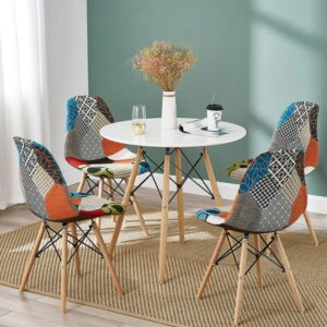 Mid-Century Patchwork Dining Set