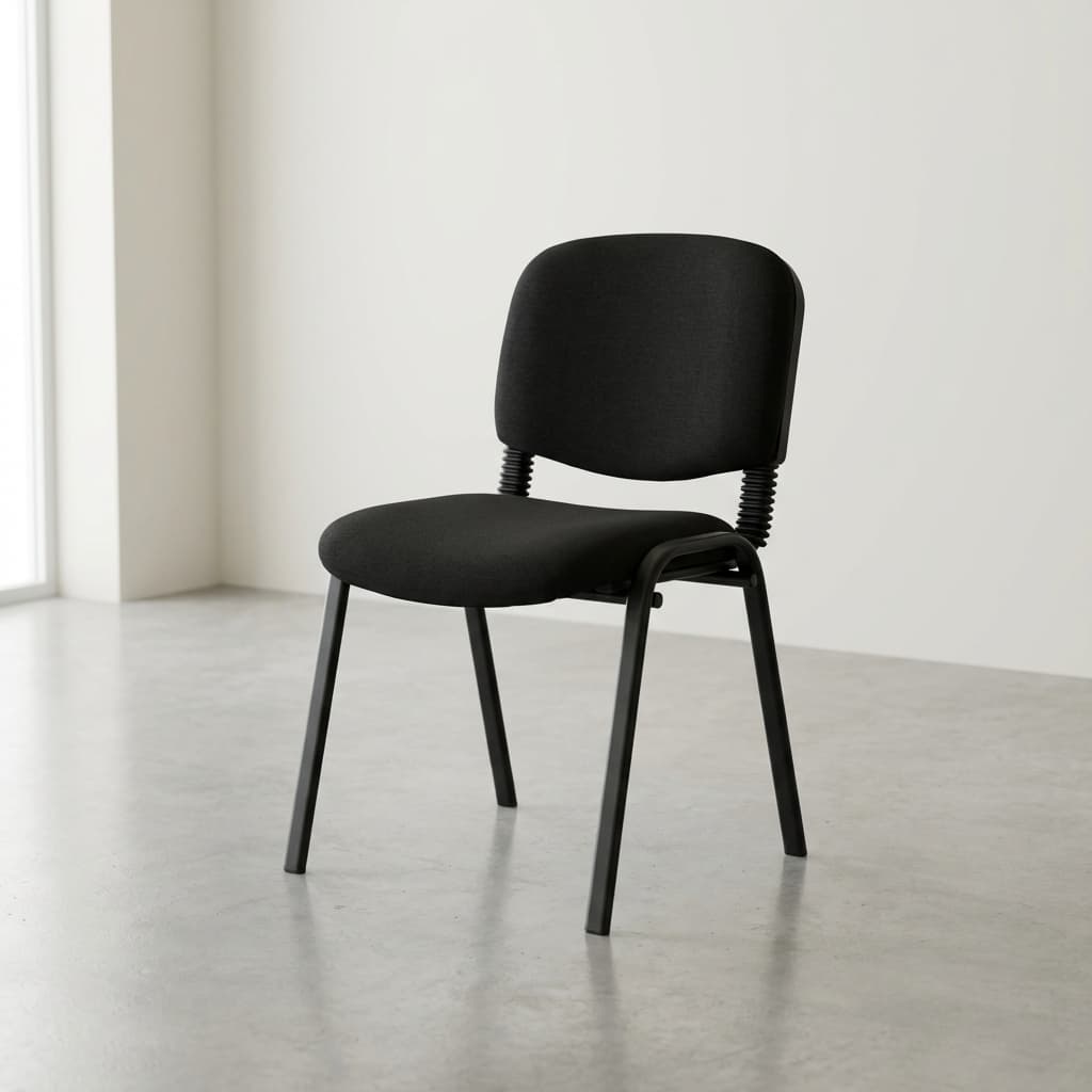 Tosca Black Guest Chair