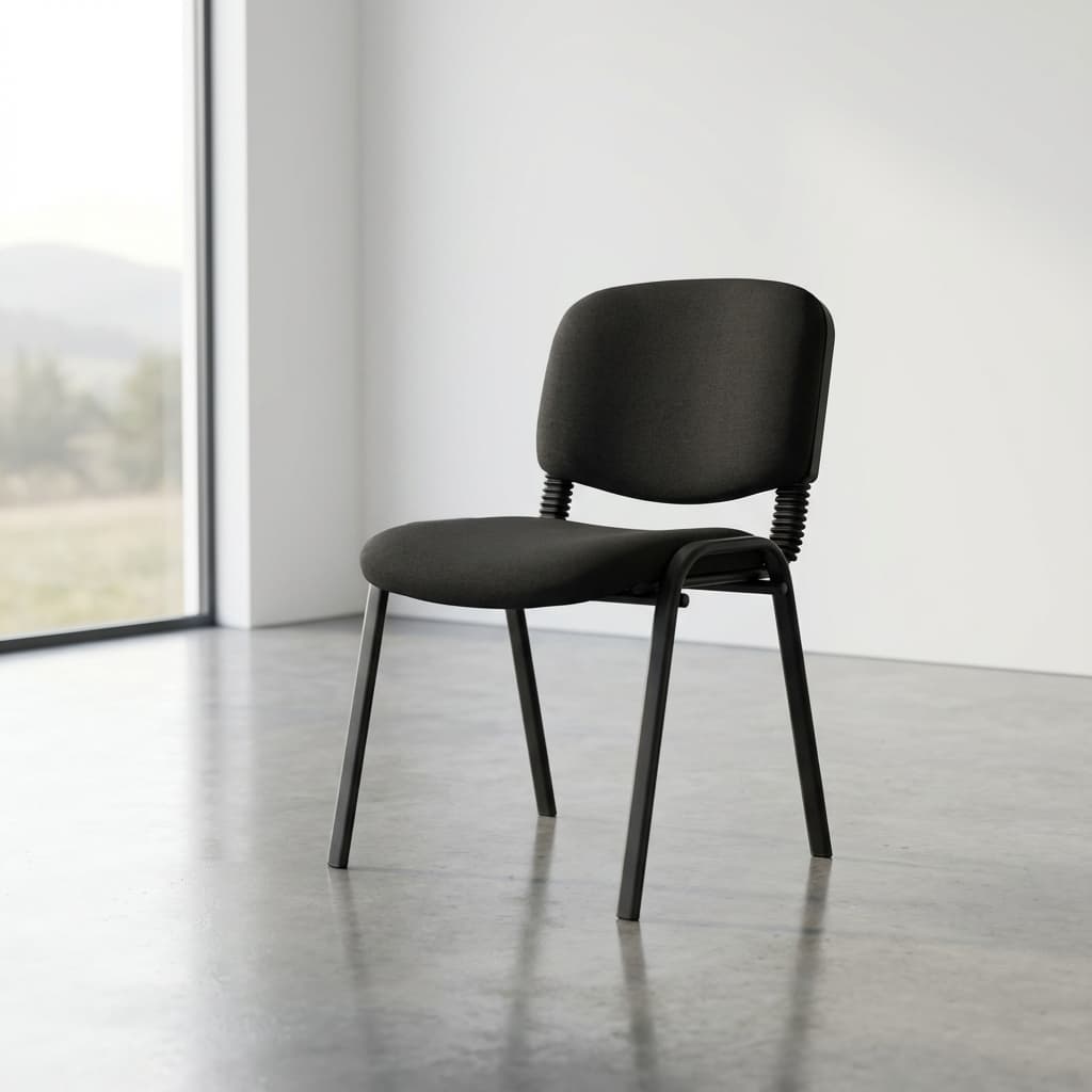 Tosca Black Guest Chair