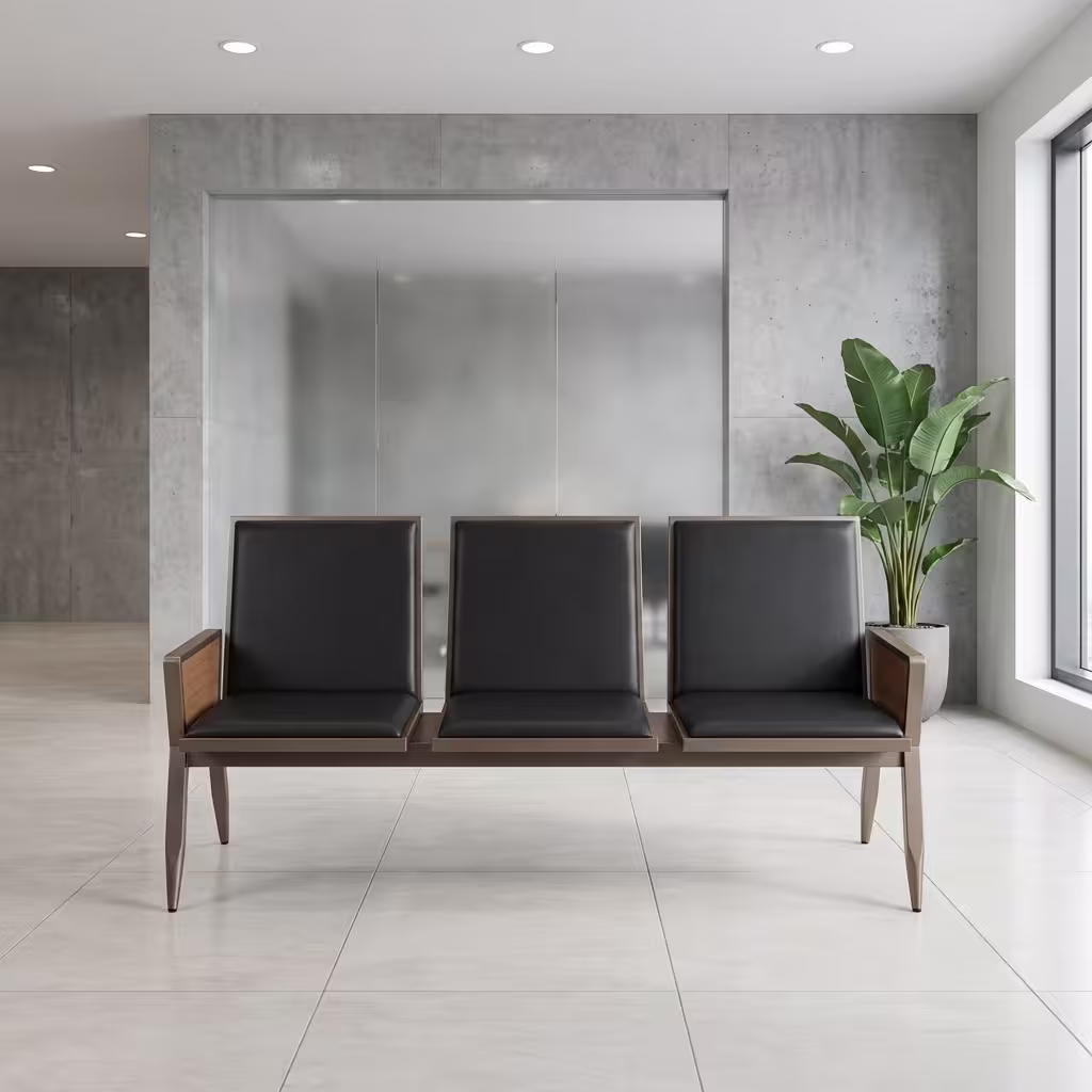 3-Seater Executive Waiting Bench
