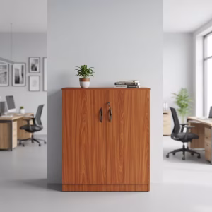 Light Wood Office Credenza