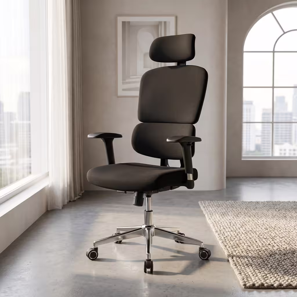 Advanced Ergonomic Task Chair – Premium 5-Way Adjustable Comfort for Focused Workspaces