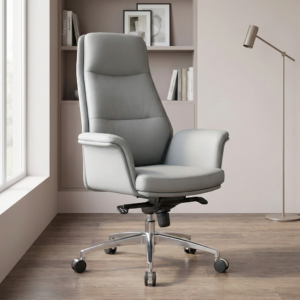 Elegant High-Back Office Chair – Premium Faux Leather Comfort with Chrome Mobility 🔑 Product Tags Elegant High-Back Office Chair Kenya, Premium Faux Leather Chair Nairobi, Chrome Base Executive Seating, Stylish Ergonomic Chair for Home Office, Durable Swivel Chair for Reading and Workspaces