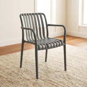 Durable Plastic Chair solid plastic modern armchair indoor outdoor seating