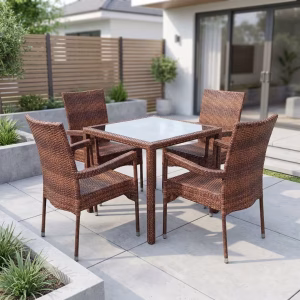 Elegant Pro Outdoor Rattan Dining Set