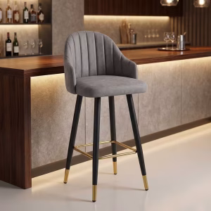 Modern Upholstered Bar Stool