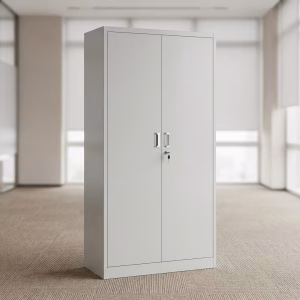 Premium Steel Storage Cabinet with double doors and central locking system for secure office filing